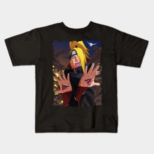 DEIDARA MERCH VTG Kids T-Shirt